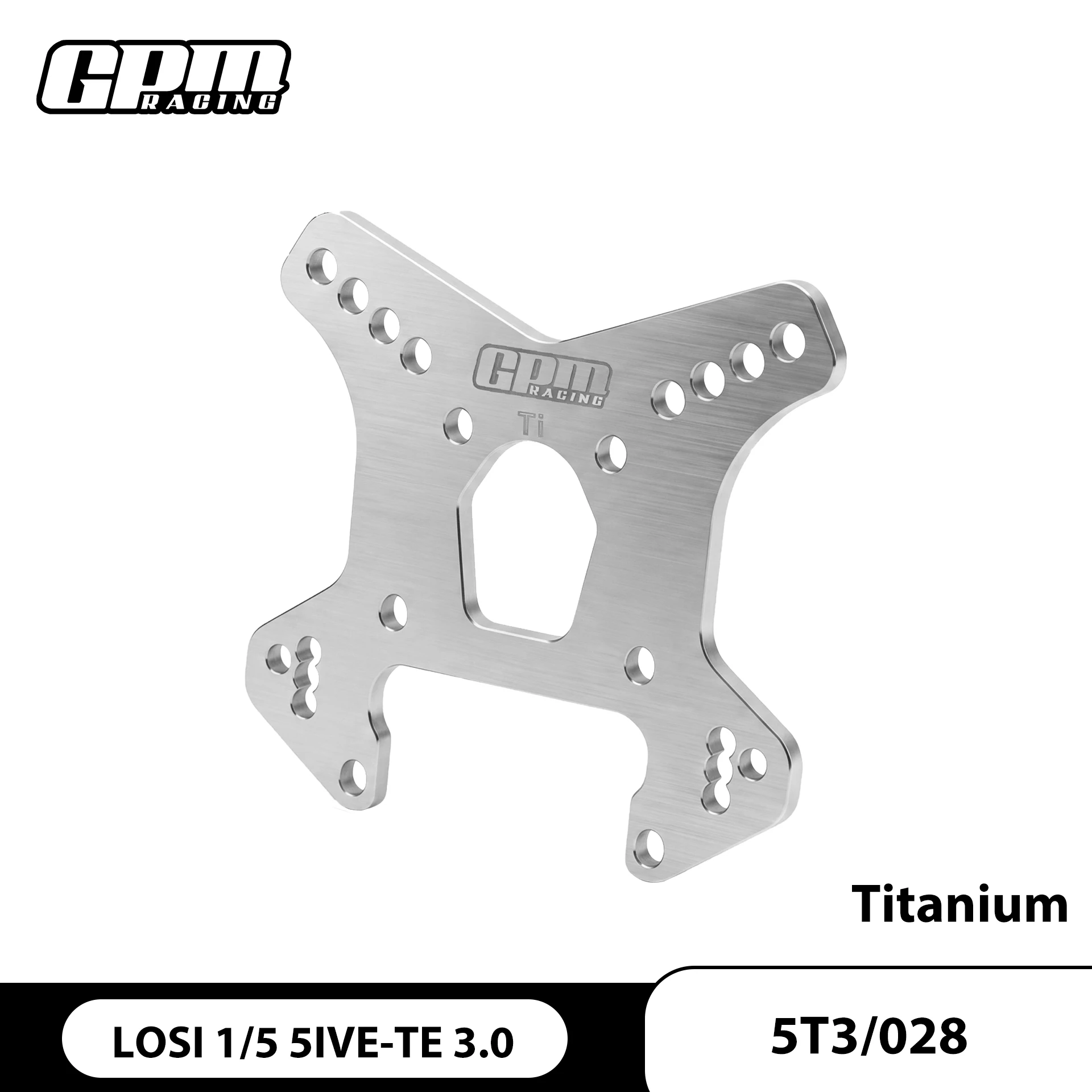 GPM Titanium Front Shock Tower For LOSI 1/5 5IVE-TE 3.0 LOS-3689