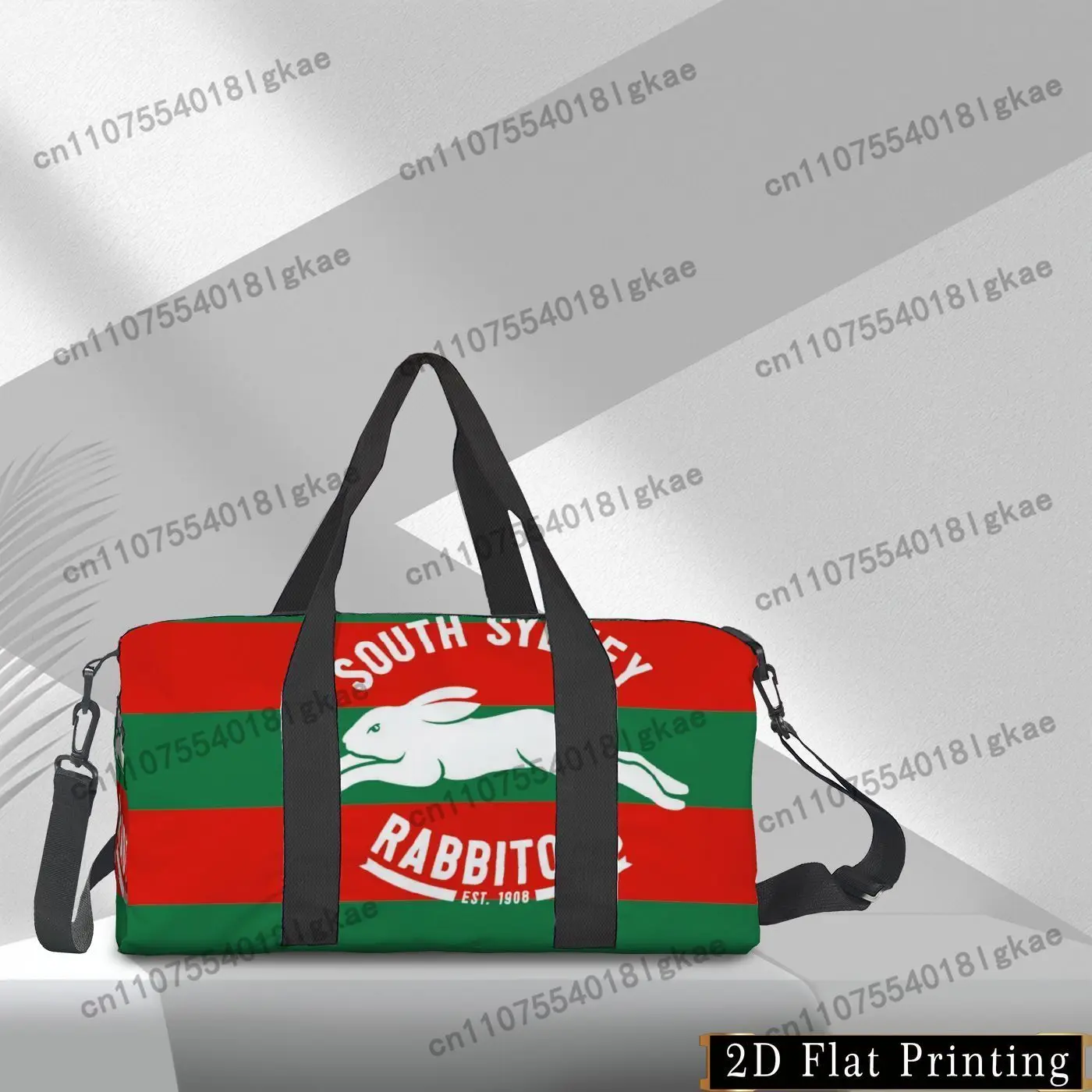 Large Capacity Travel Bag - Durable Polyester Suitcase with Zippered Pocket, Spacious Gym, Business, Vacation, Shopping, Camping