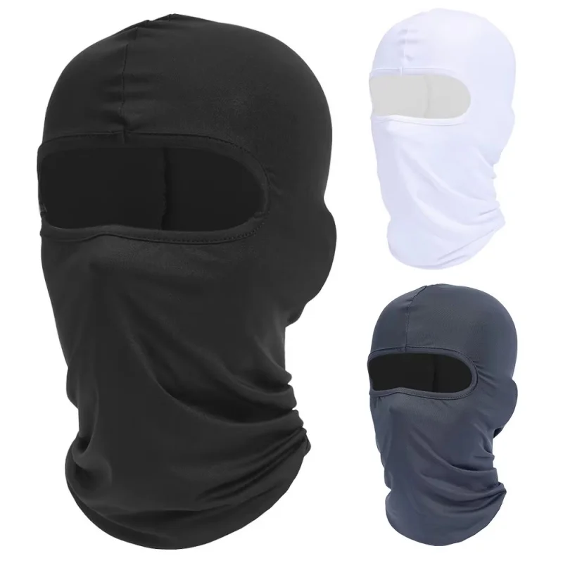 3/1PCS Men's Cycling Cap Balaclava Full Face Ski Mask Hood Hiking Camping Hunting Tactical Airsoft Cap Bike Hats Neck Gaiter
