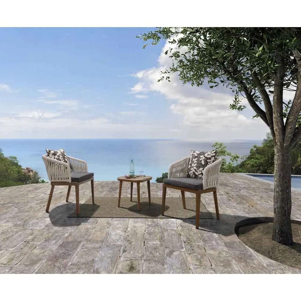 

Открытый Muebles De Exterior Para Jardin Стол и стул для отдыха Алюминиевый каркас Деревянный садовый диван Комплект мебели из ротанга