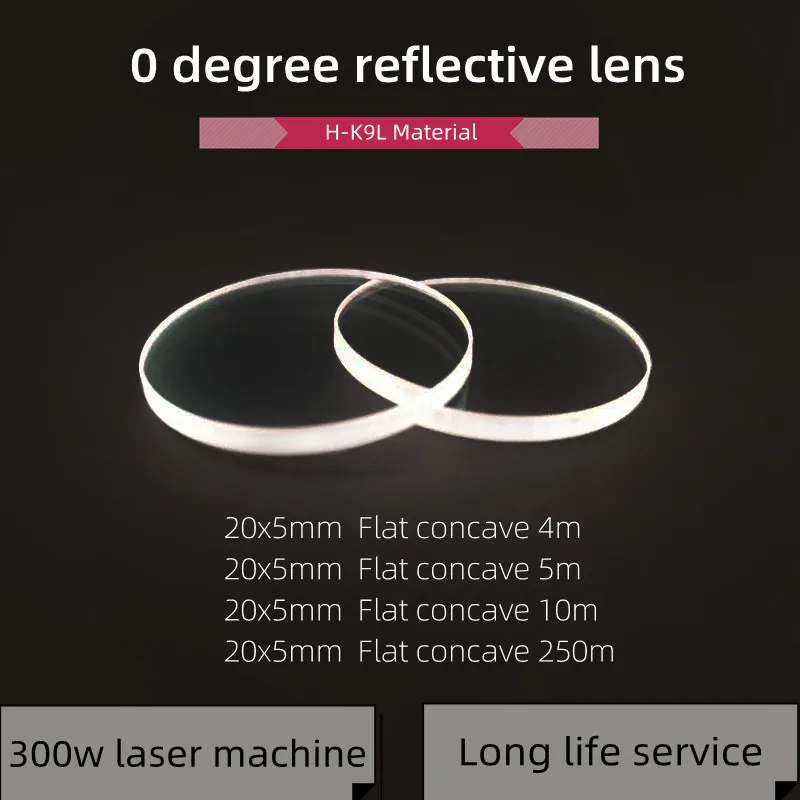 20*5mm 0 Degree 1064nm H-K9L Reflective Lens Full Reflect Optical Mirror for Laser Machine