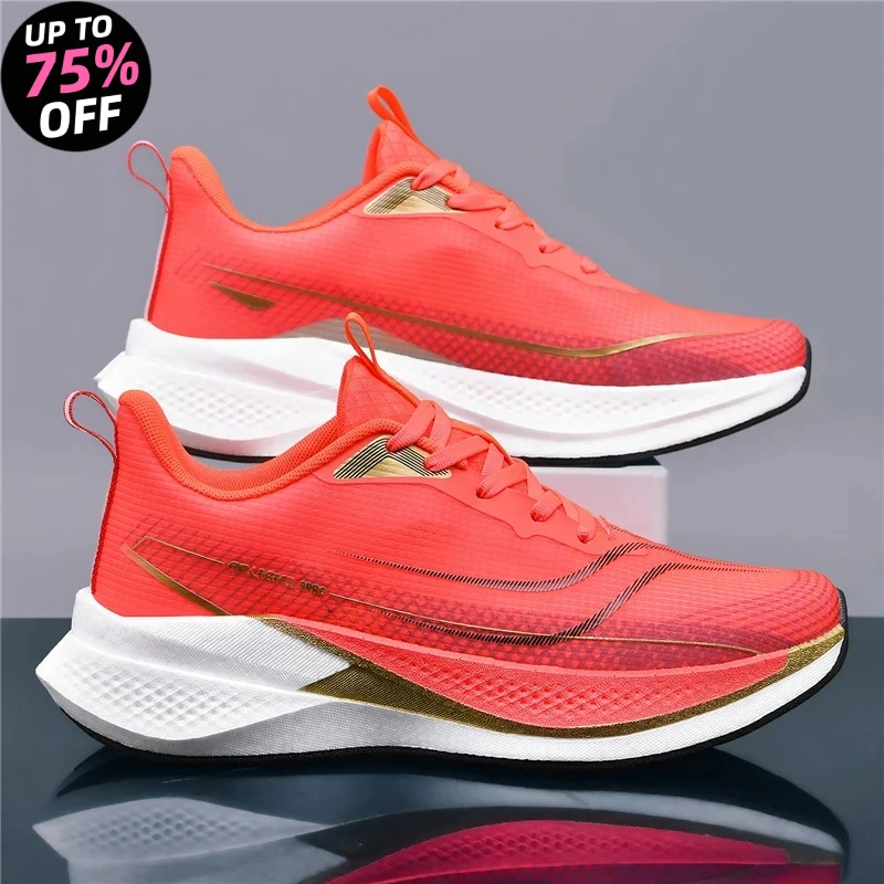 

Кроссовки для бега с воздушной подушкой и карбоновой пластиной: мужские спортивные дышащие легкие кроссовки, женские удобные нескользящие кроссовки для тренировок