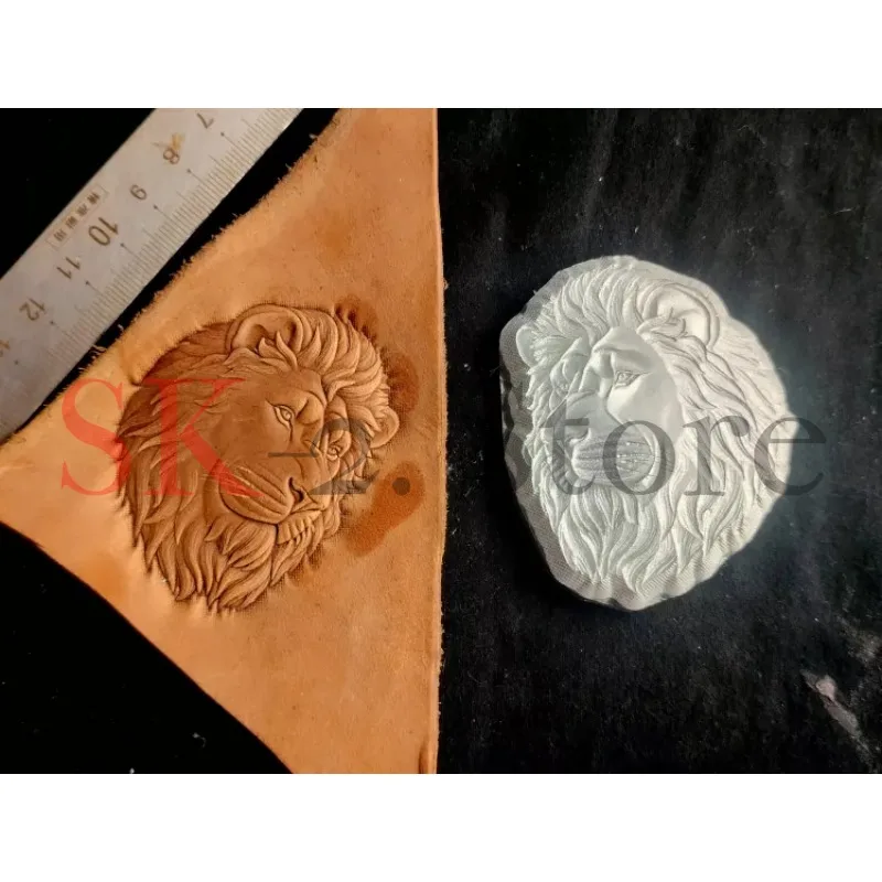 Lion Krusu Octopus Tiger Dragon Warcraft Pattern Handmade Leather Vegetable Tanned Leather Embossing Mould