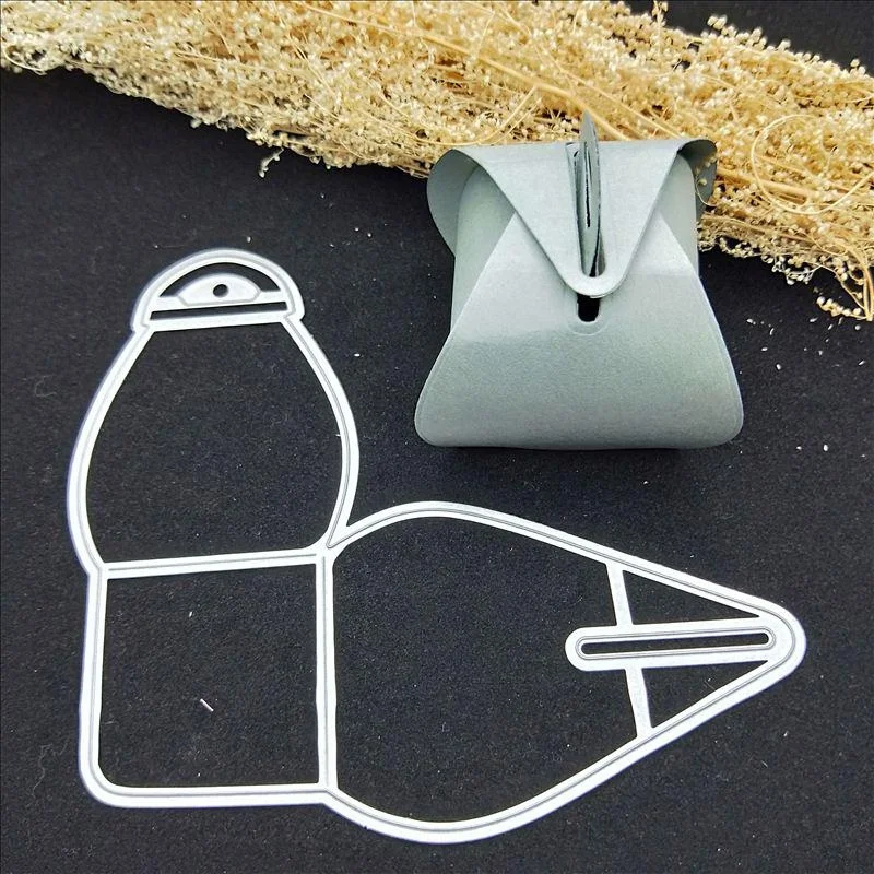 2023 New Package Box Metal Cutting Dies Stencil Scrapbooking DIY Album Stamp Paper Card Gift Box Die