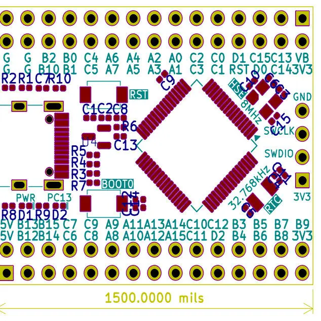 STM32F413RGT6 Core Board Development Board STM32F411RC Minimum System STM32