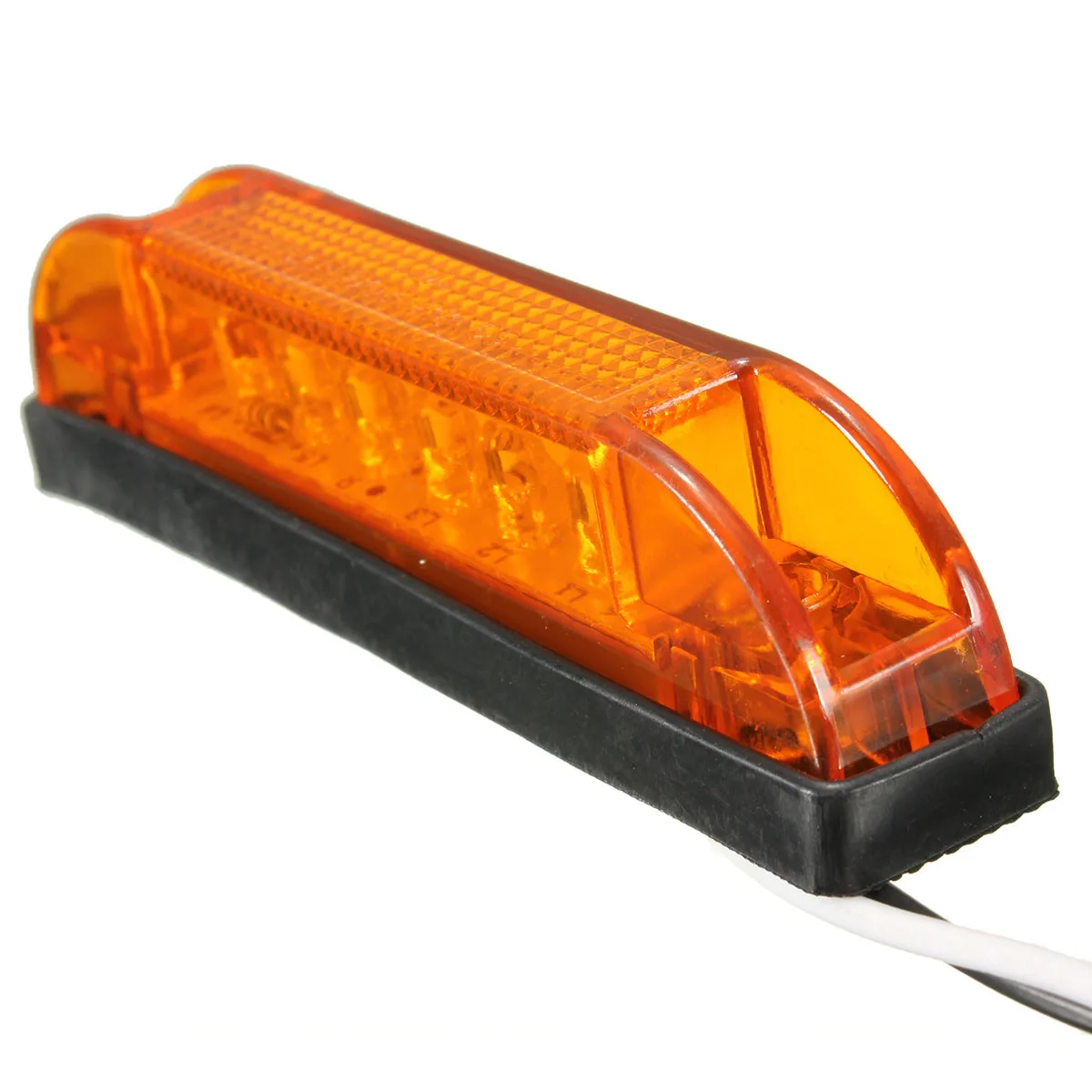 1pcs 6 LED Car External Lights Truck Clearance Side Marker Light Indicator Rear Lamp Signal Trailer Lorry Van 12V