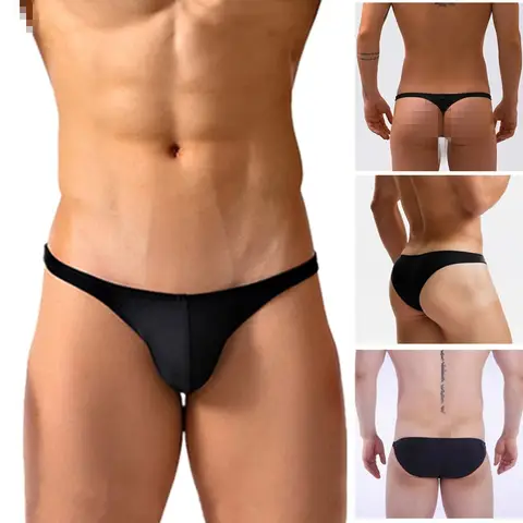 Sexy Mens Swim Briefs Brazilian Bikini Swimwear Tanga Mini Slip Thong Swimming Trunks Beach Shorts Desmiit GreatAsian Swimsuit
