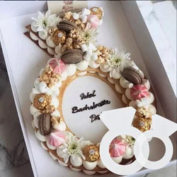 Diamond Shape Cake Mold Star Heart PET Cookie Pastry Cake Stencils For Wedding Birthday Party Baking Cake Decorating Tools Gifts