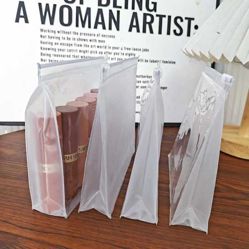 1-12 قطعة بولي كلوريد الفينيل الشفاف تخزين السفر المنظم واضح حقيبة مستحضرات تجميل التجميل حقيبة مستحضرات التجميل حقيبة أدوات الزينة غسل أكياس #6