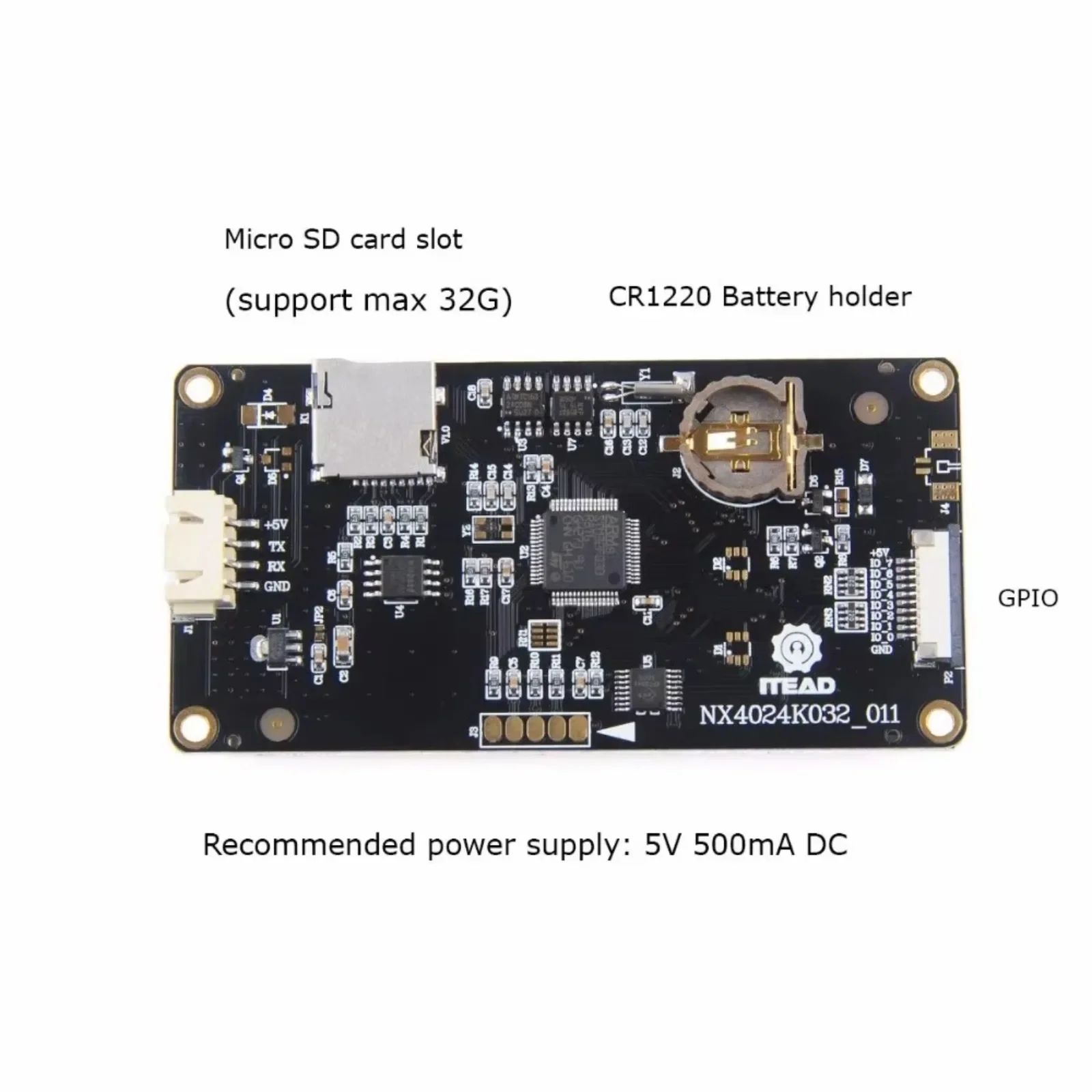 3,2-дюймовый сенсорный ЖК-экран USART HMI 400*240 Экранная панель NX4024K032 с расширенной платой расширения ввода-вывода