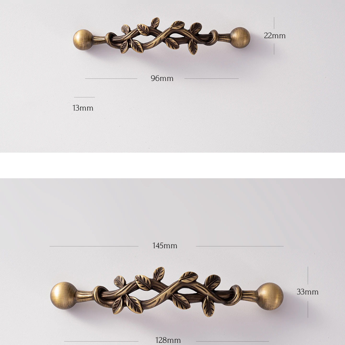 Brushed brass cabinet pull — product image 29