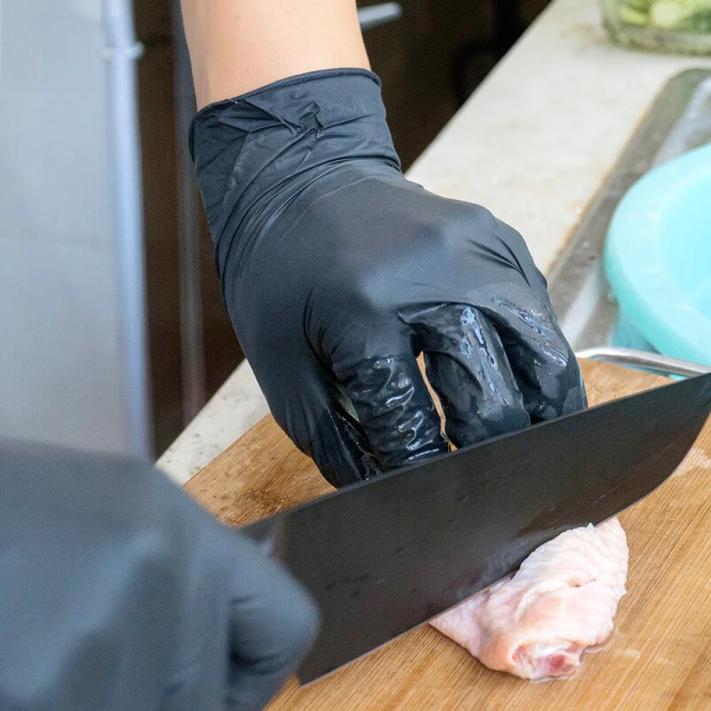 For INTCO Disposable Nitrile Gloves Protective Rubber Mittens Heavy Duty Industrial Kitchen Food Safe Mechanic Repair Tattoo Art