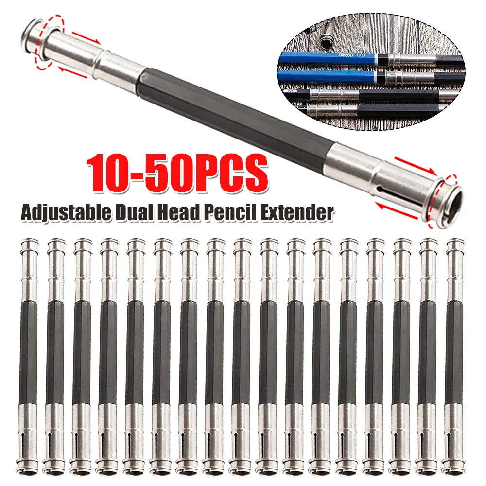 

Dual-headed Art Write Tool Extender Adjustable Pencil Lengthen Sleeve Practical Exquisite Creative Painting Drawing Tool