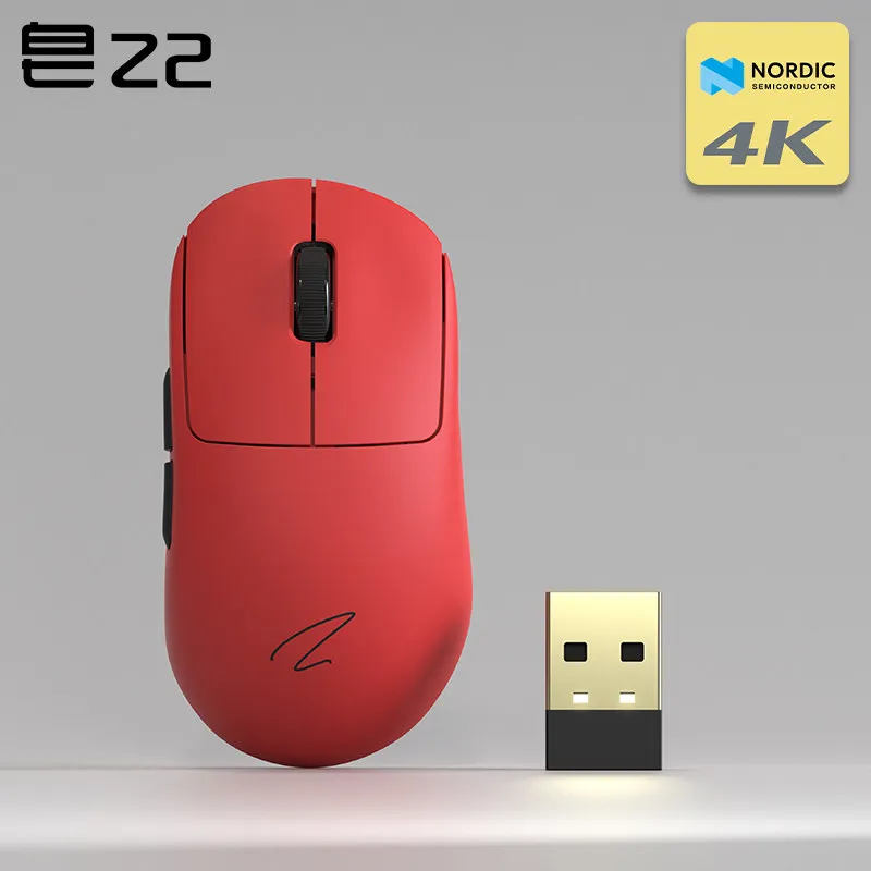 

Zaopin Z2 Three-mode 4k Wireless Gaming Mouse PAW3395 26000DPI 650IPS 4Khz Lightweight 65g Ergonomic Mouse For PC Laptop