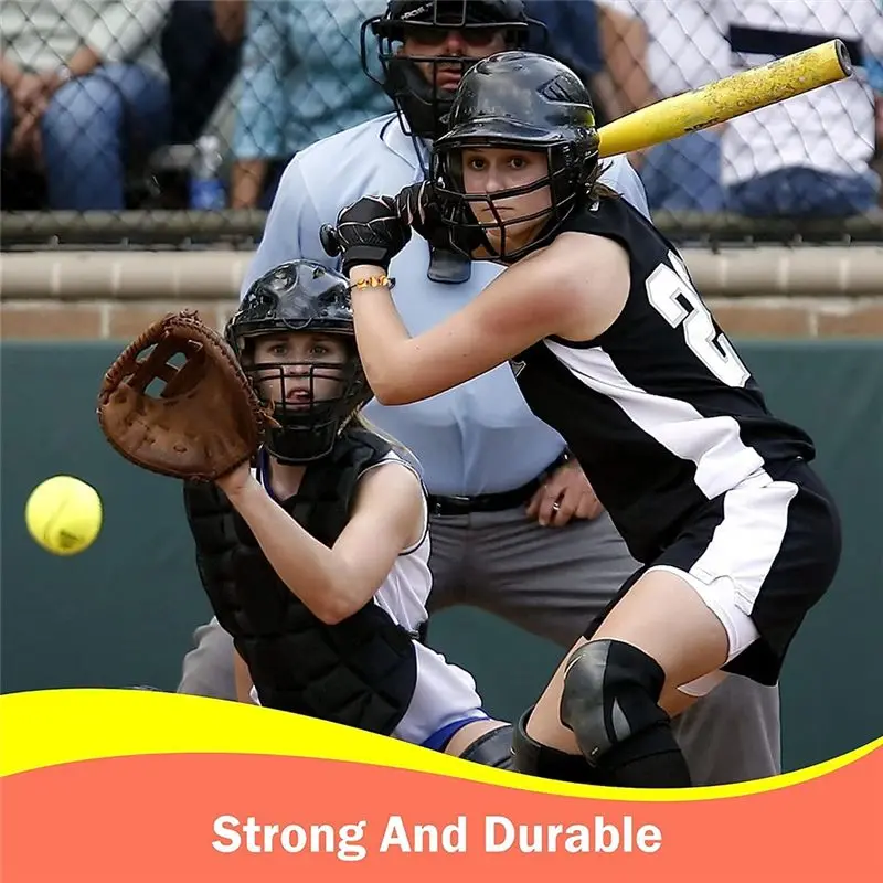 

T81C! Набор из 40 штук: браслеты с подвесками в стиле софтбол и спортивные повязки для волос - регулируемые браслеты с бусинами в стиле софтбол, резинки для волос в стиле софтбол