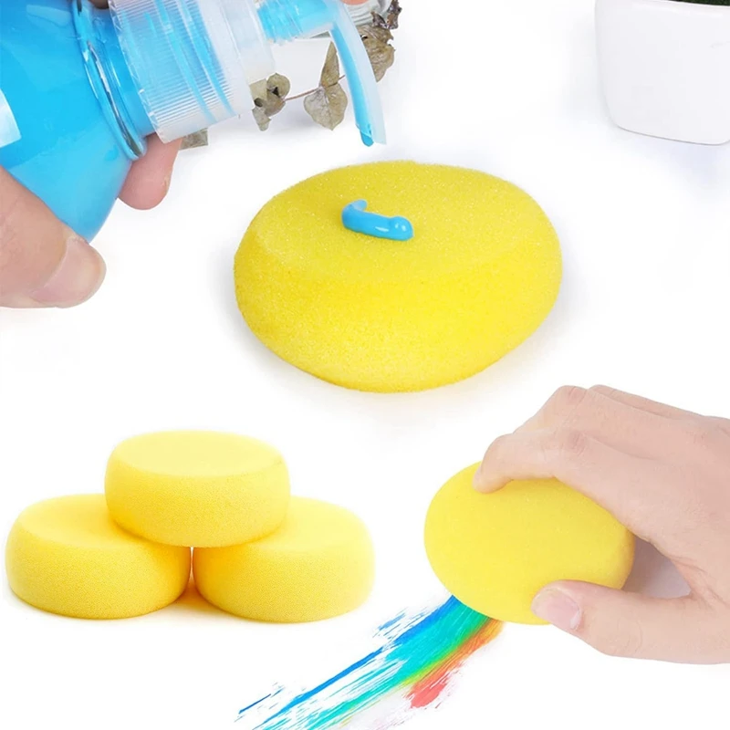Éponges Rondes pour Peinture en Argile, Poterie, 50 Pièces