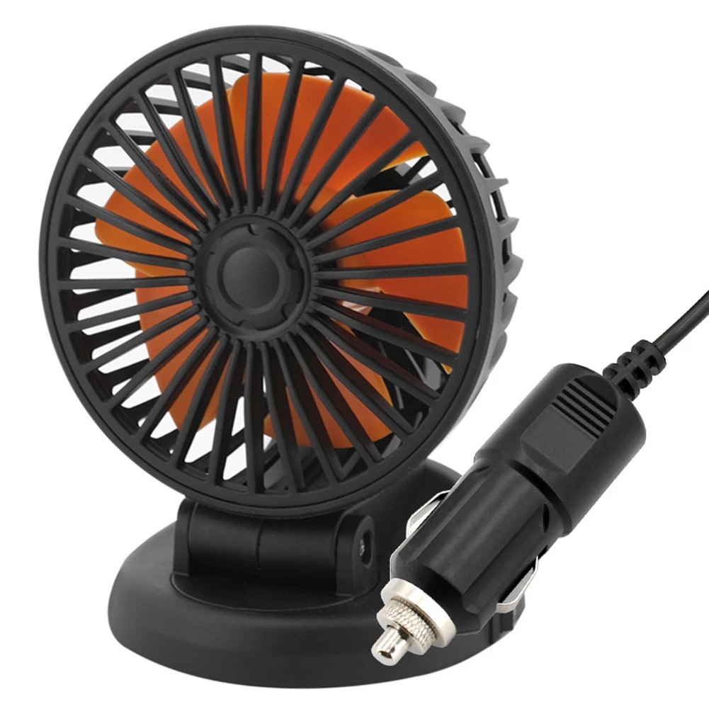 Mini Vehicle Cooling Device Adjustable 5/12/24V Air Circulation Fan USB 2 Speed Automobile Vehicle Accessories 2