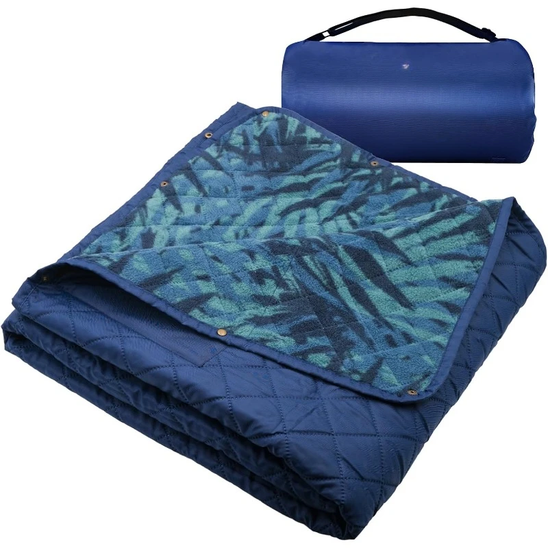 

Foldable Fleece Stadium Blanket for Outdoor Sports Event,Camping,Concerts, Car,Pet,Picnics -Windproof, Wearable