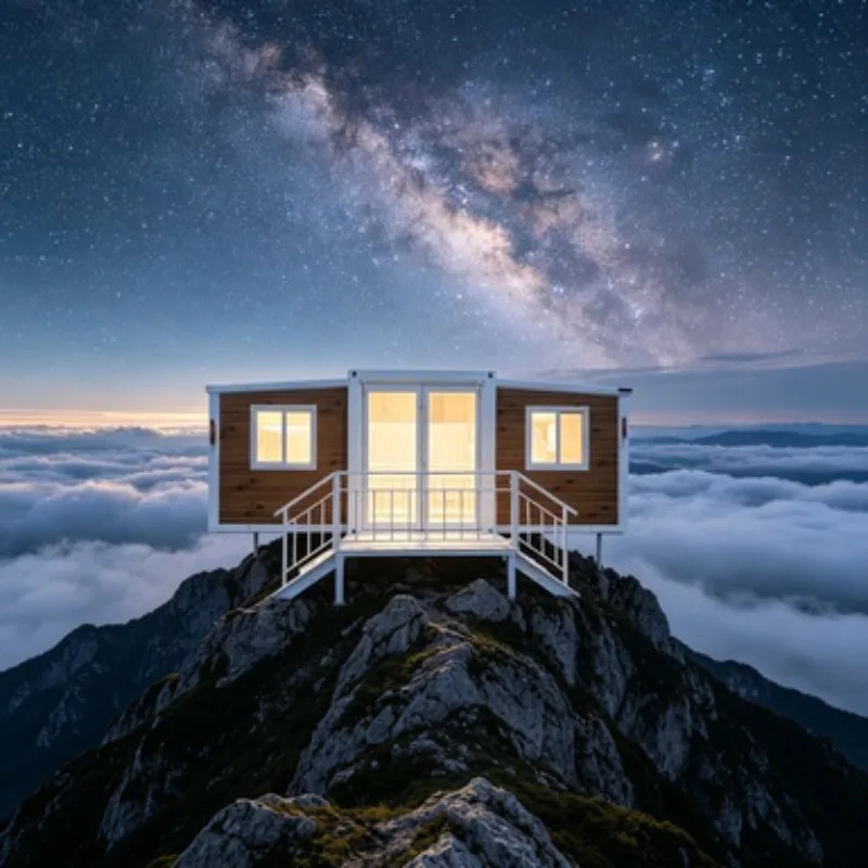 Foldable Container House Prefab Granny Flat With Private Entrance