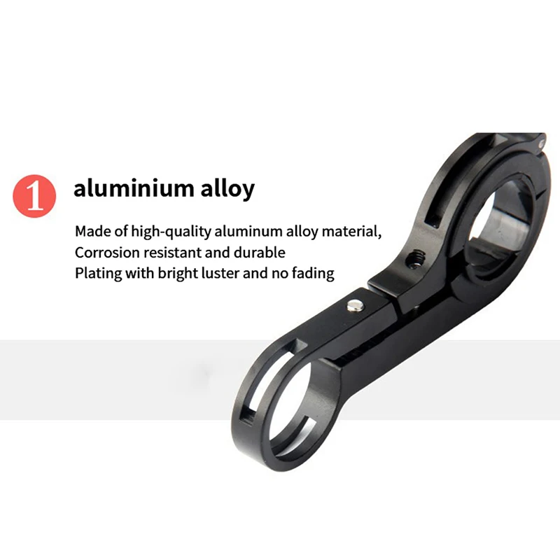 Bicycle Handlebar Alloy Carbon Fiber Extended Bracket Bike Headlight Mount Bar Computer Holder MTB Road Bike Support