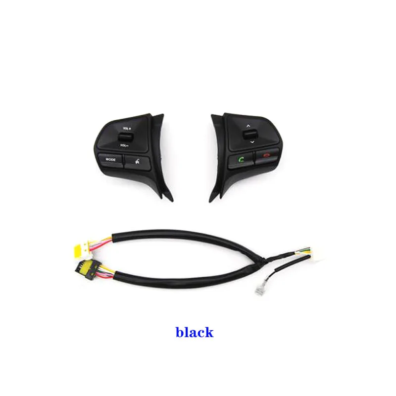 Car styling for KIA RIO 2011-2014 multifunctional steering wheel control button Audio phone volume switch for bluetooth