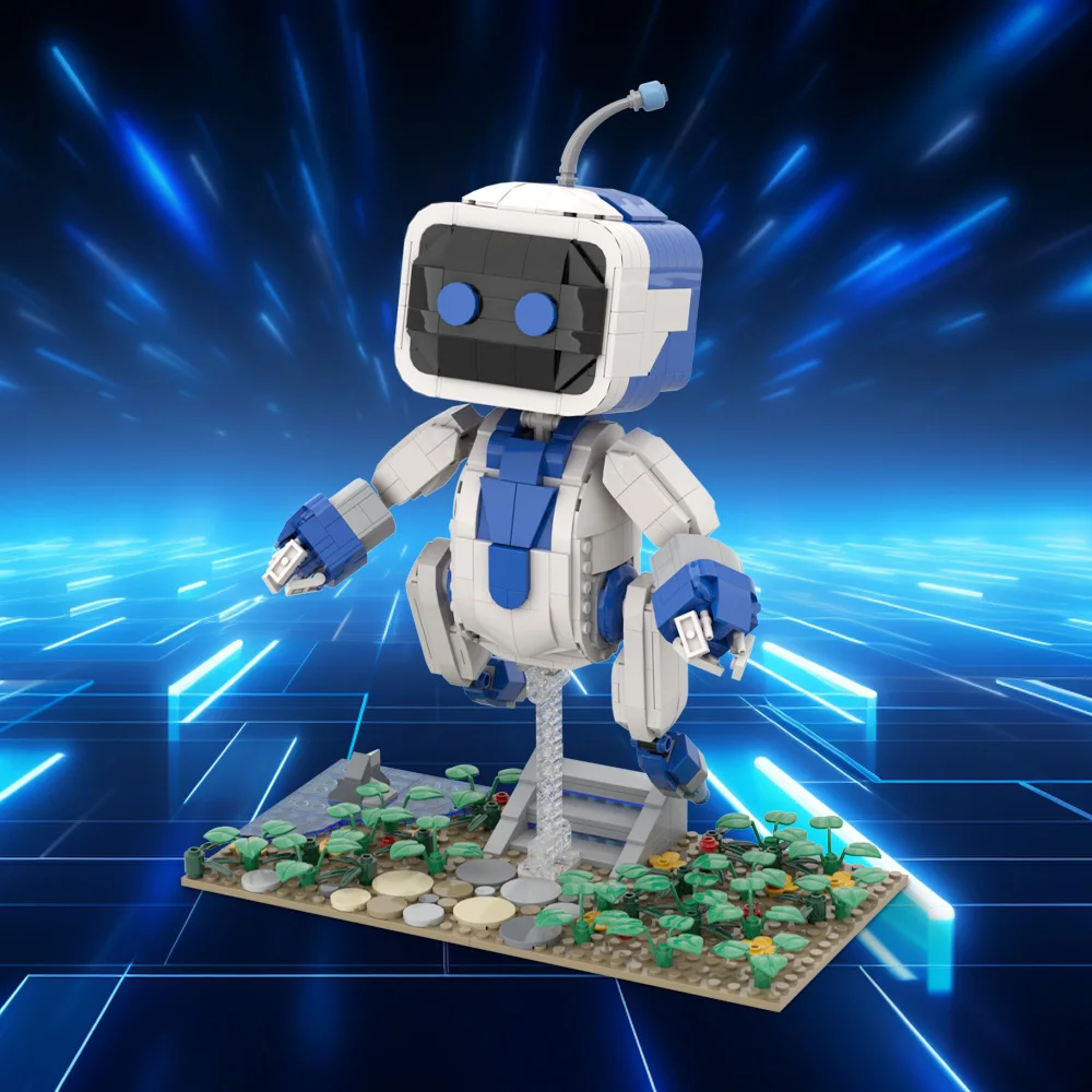 

Gobricks MOC Astro Bot Bricks Model Kids Gifts