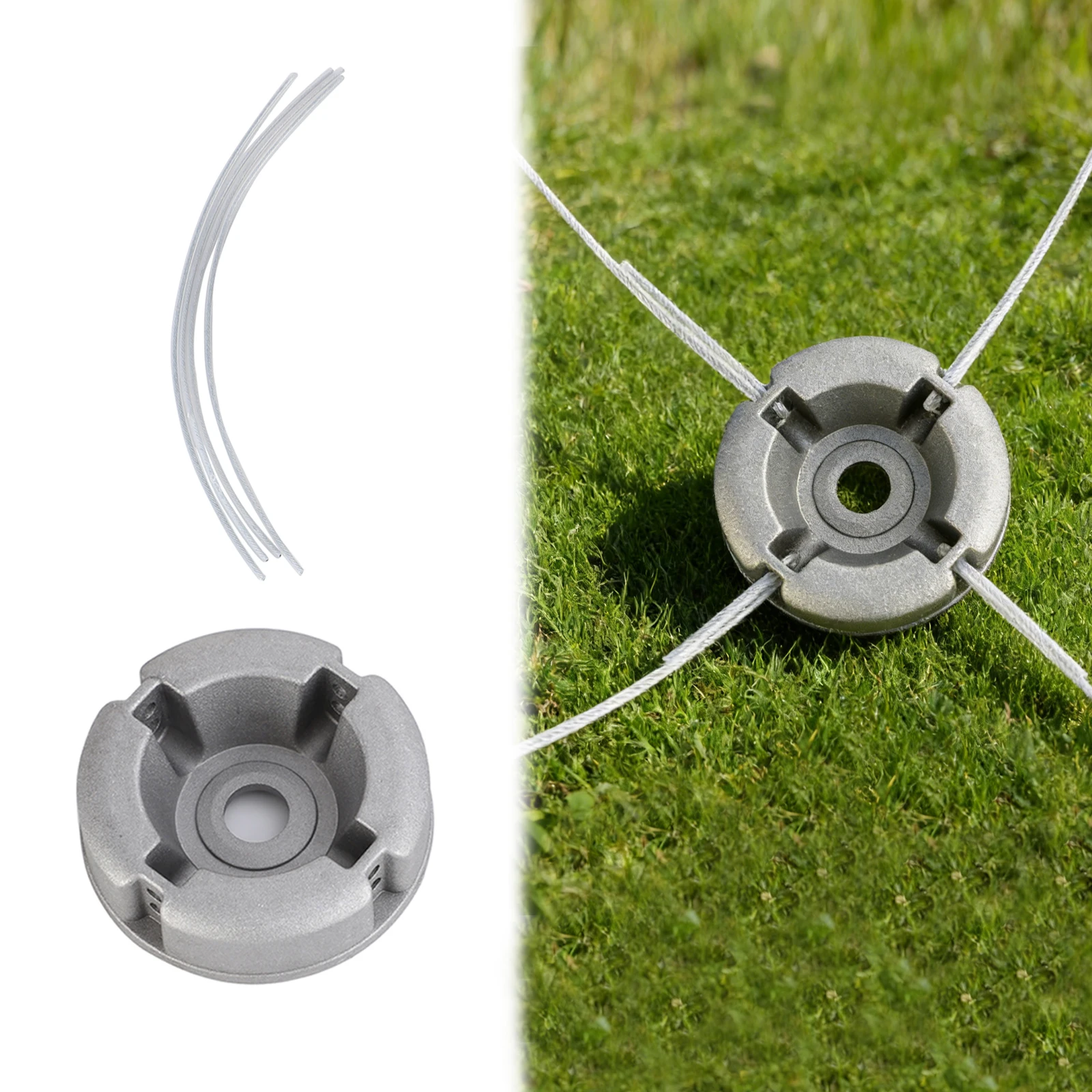 

Универсальная головка для триммера из алюминиевого сплава, сменная катушка для триммера, насадка для газонокосилки, аксессуары для газонокосилок