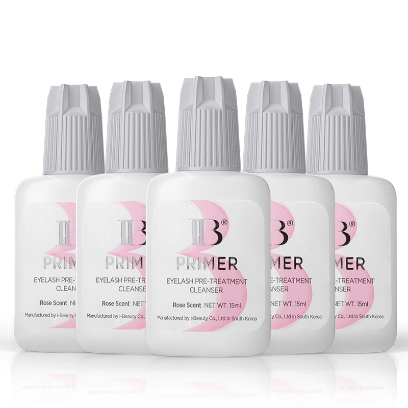 10 Bottles Korea IB Ibeauty Rose Primer for Eyelash Extensions Original 15ml Makeup Tools Booster Bonder Health Shop Supplies