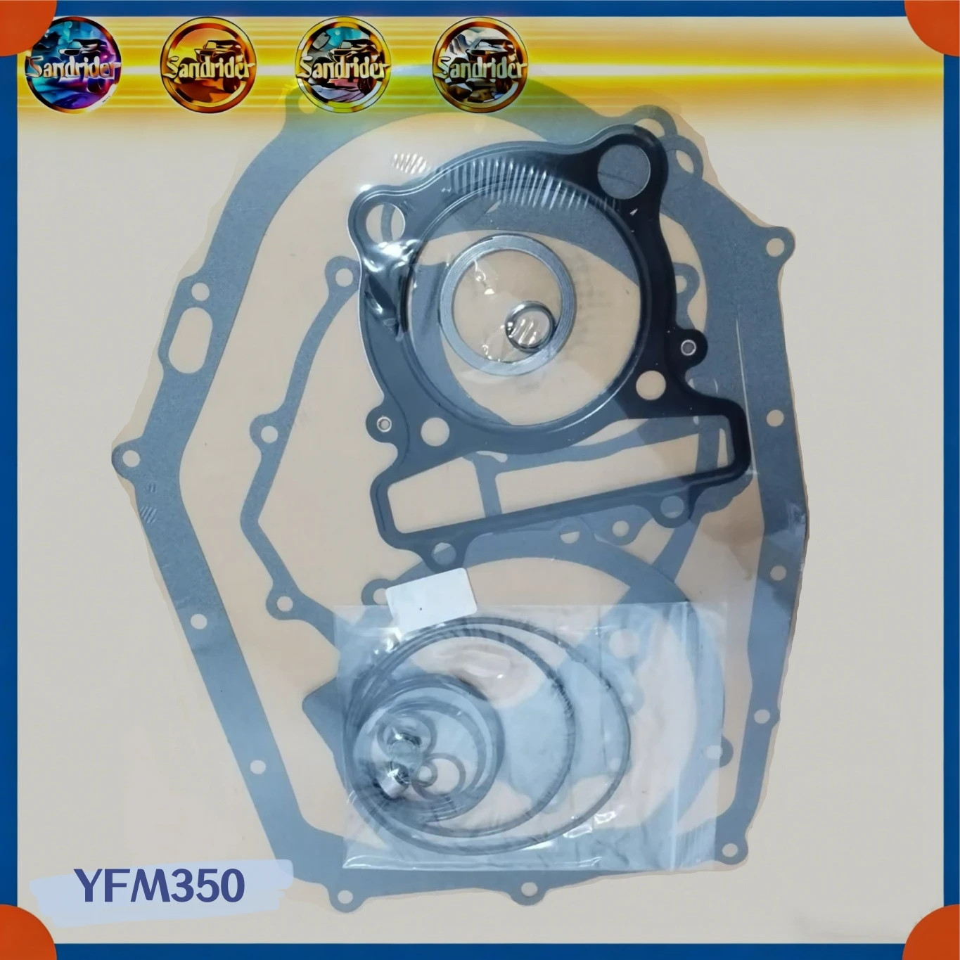 Juego completo de juntas para Yamaha Warrior Raptor Wolverine Big Bear 350 YFM350 Bruin Moto-4 Kodiak 400 3GD-15451-00-00