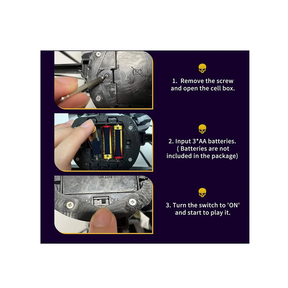 การตกแต่งฮาโลวีนแบบเคลื่อนไหวกรีดร้องของตกแต่งฮาโลวีนพร้อมเซ็นเซอร์ตรวจจับความเคลื่อนไหวนักโทษกรงกะโหลกศีรษะที่น่ากลัว B