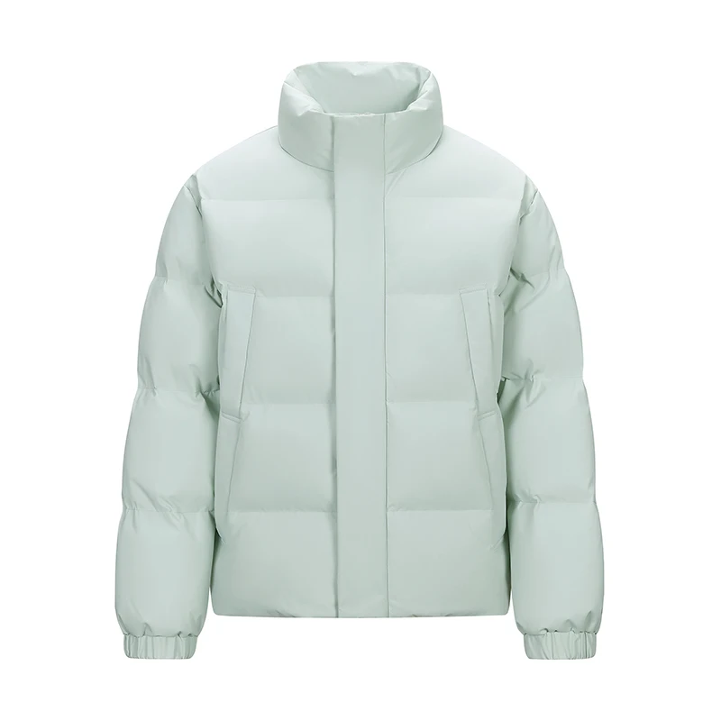 Homme Parka chaud coton rembourré vestes manteau d'hiver Hommes Luxe couleur unie col montant fermeture éclair Chaquetas Para Hombre hommes vêtements d'extérieur