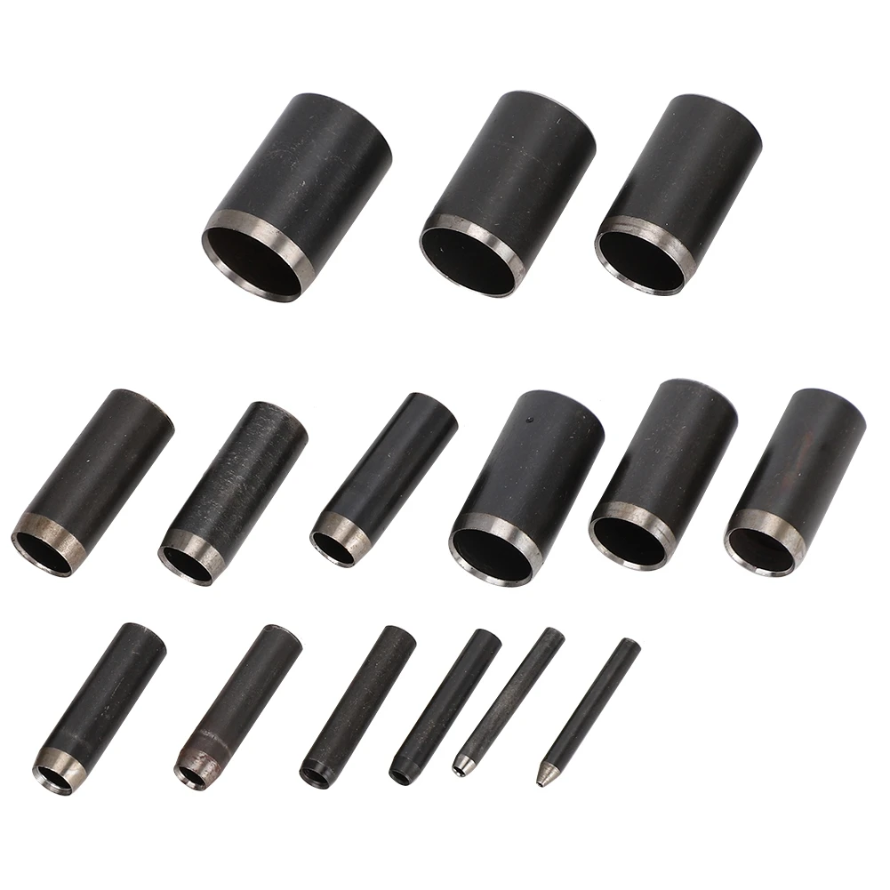 Leather V Shape Punch DIY Tool Tail Cut Puncher Round Belt Perforated Accessory Set