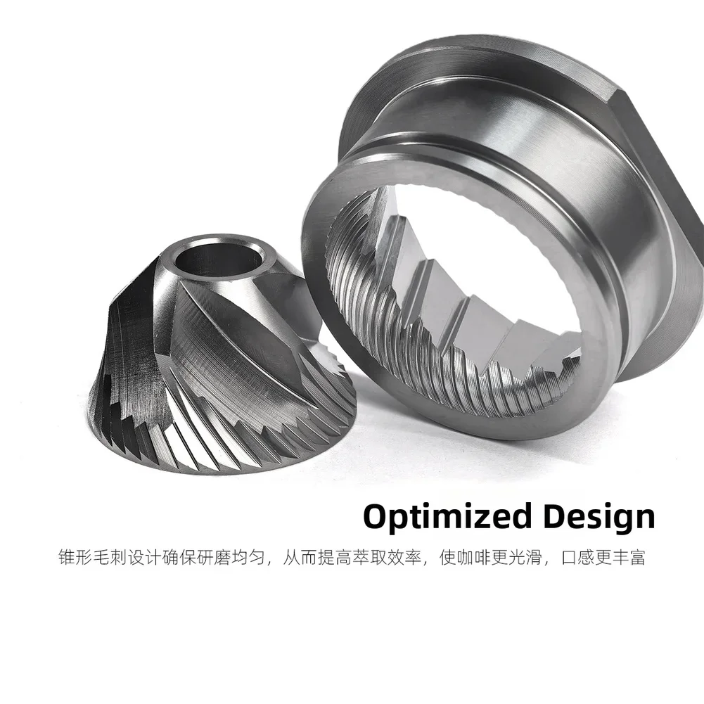 1PCS 48MM Conical Burr Grinding Core Grinding Disc Hand Punch Coffee Precision Fit Replacement Parts For Aroma Plus