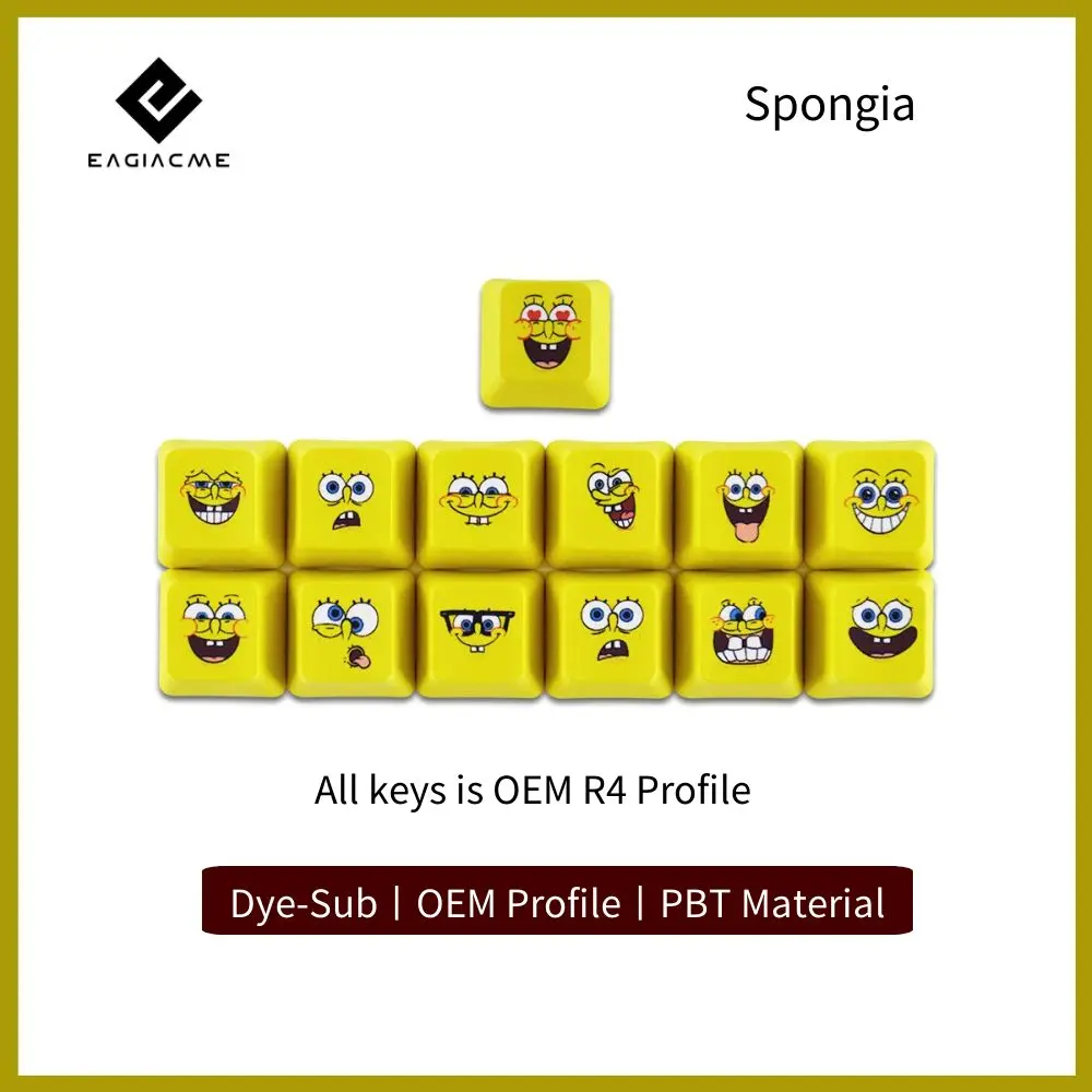 9 PCS Keys DYE-SUB PBT Keycaps OEM Profile Personalized Gamer Mechanical Keyboard Keycap for Gateron Cherry MX Switch Key Cap