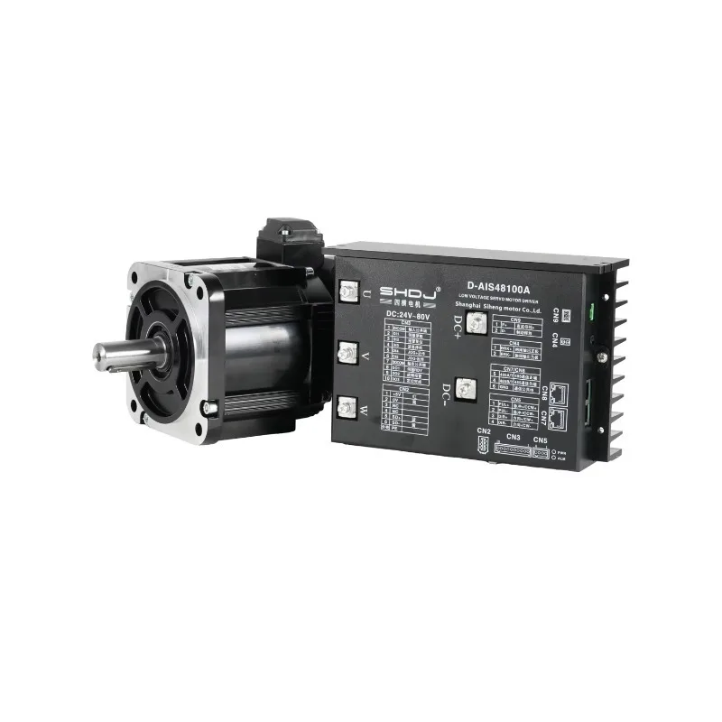 130mm 5Pole Brushless DC Servo Motor 3.1KW 48-72VDC 14.6Nm Permanent Magnet Motor Driver 2000rpm IE3 Efficiency Home