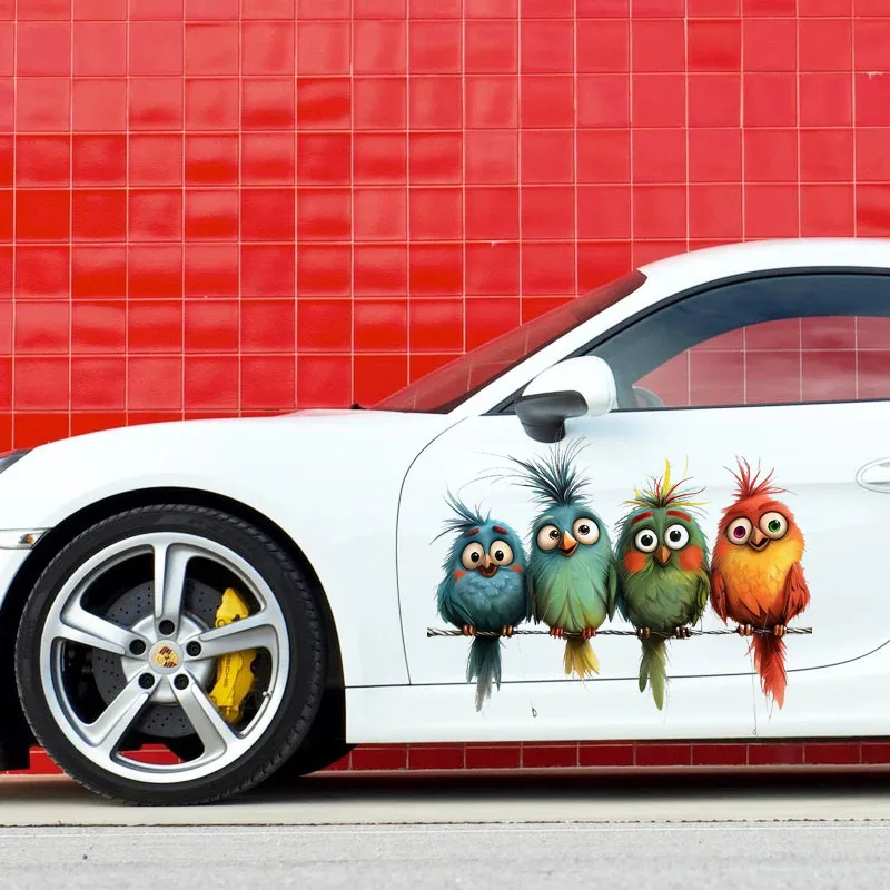 

Car Vinyl Decal Funny Bird Sticker Waterproof Removable for Car Motorcycle Laptop Auto Body Decoration