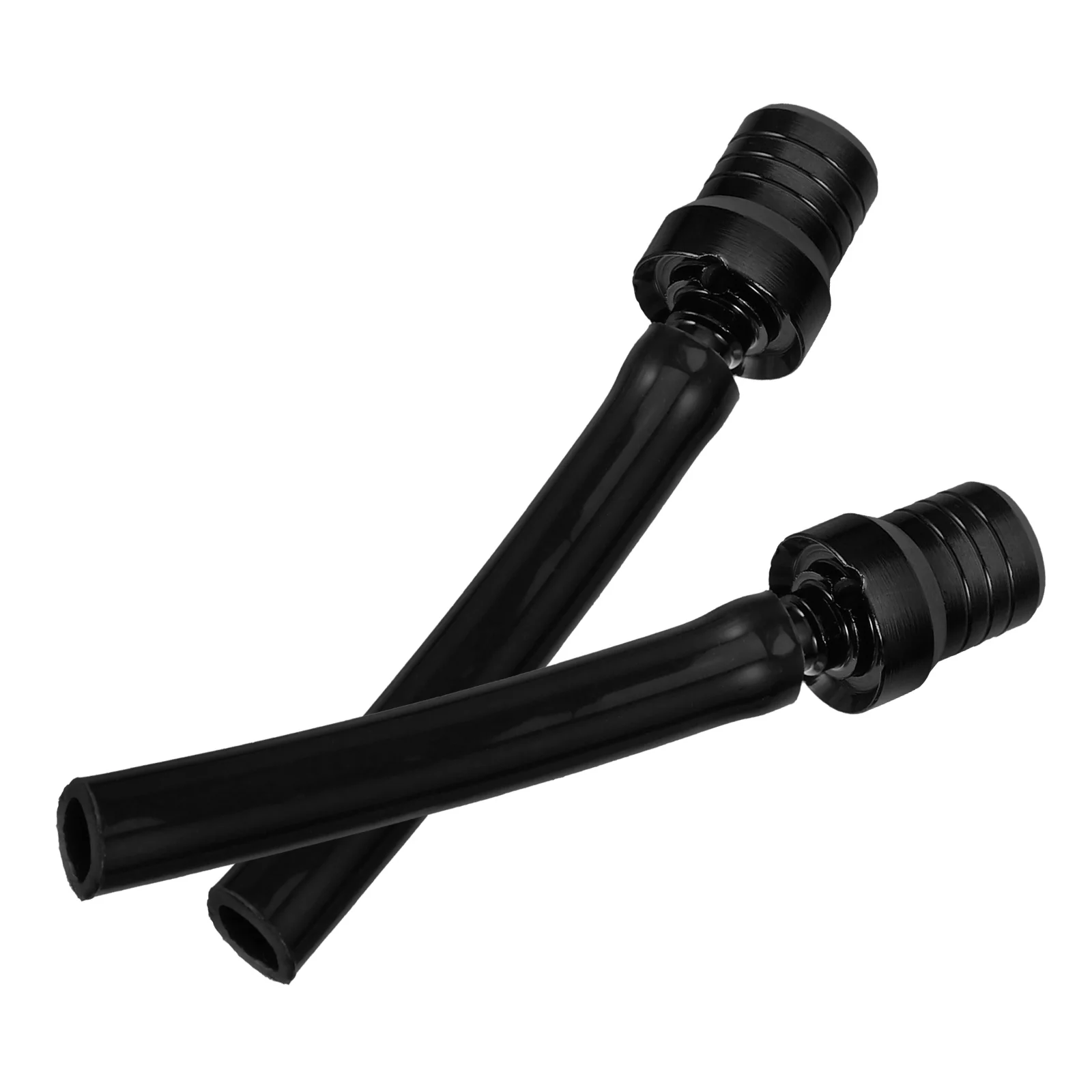 

2pcs Motorcycle Fuel Tank Air Vent Cap Gas Cap Hose Durable Aluminum Alloy Rubber Leak-Proof Easy Installation Off-Road