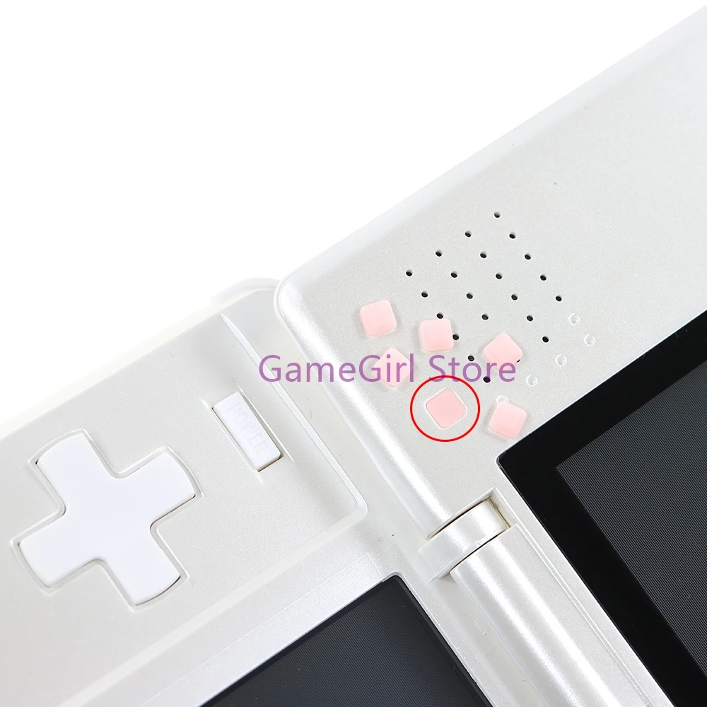 مجموعة واحدة من غطاء أقدام المسمار الملونة وسادة مطاطية لقطع غيار وحدة التحكم في الألعاب نينتندو NDS #6