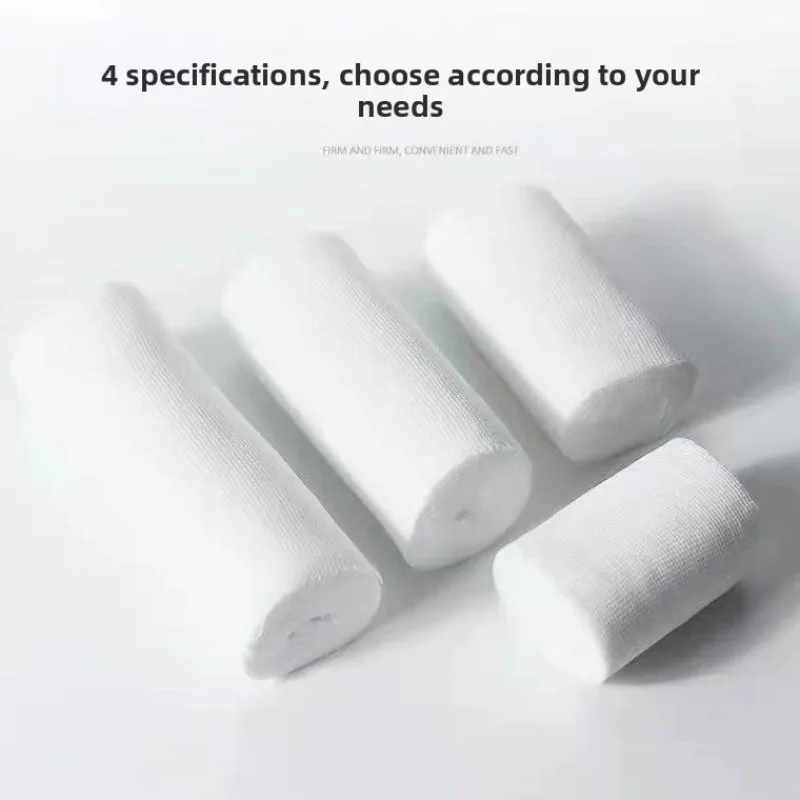 Medical Gauze Rolls - 100% Cotton, Sterile, for Wound Dressing, Bandaging, and Hemostasis, First Aid, and Surgical Dressing