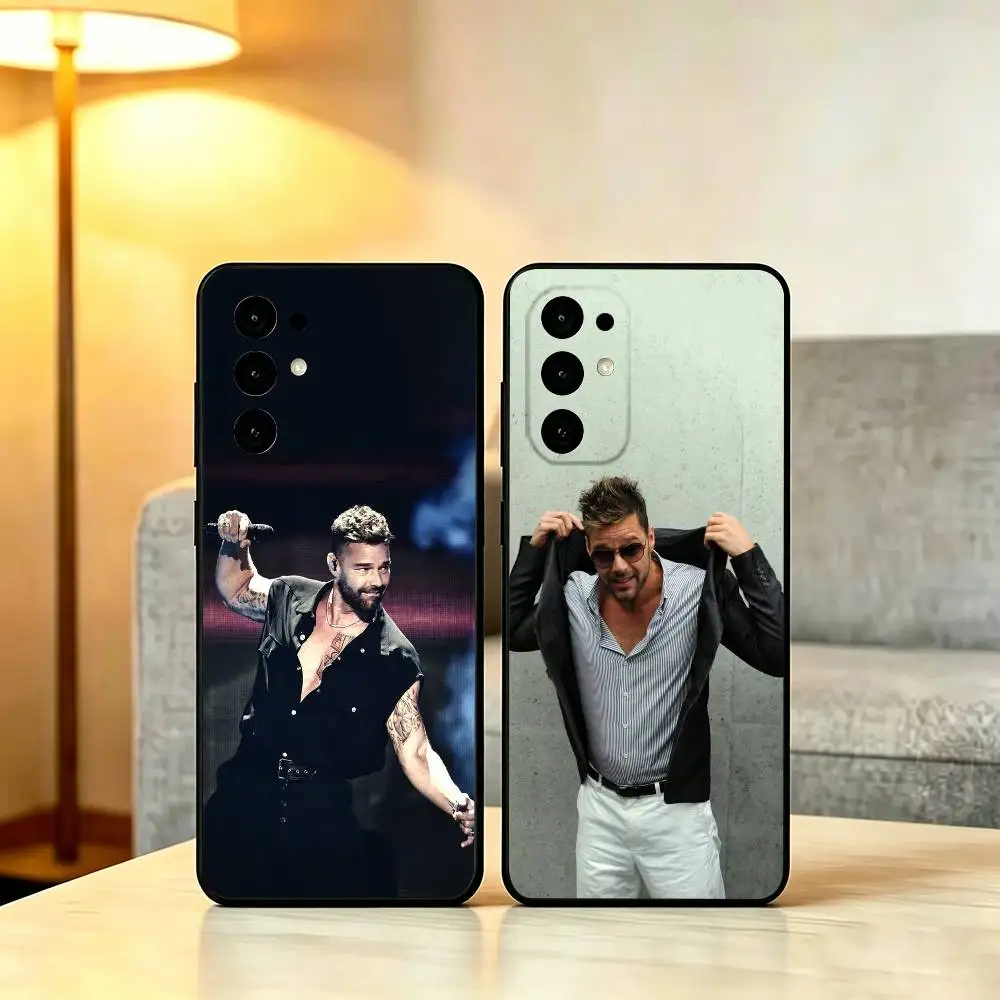 R-Ricky M-Martin Singer Phone Case For Samsung S26,S25,S24,S23,S22,S21,S30,Ultra,Plus,Fe,Soft Silicone Black Cover