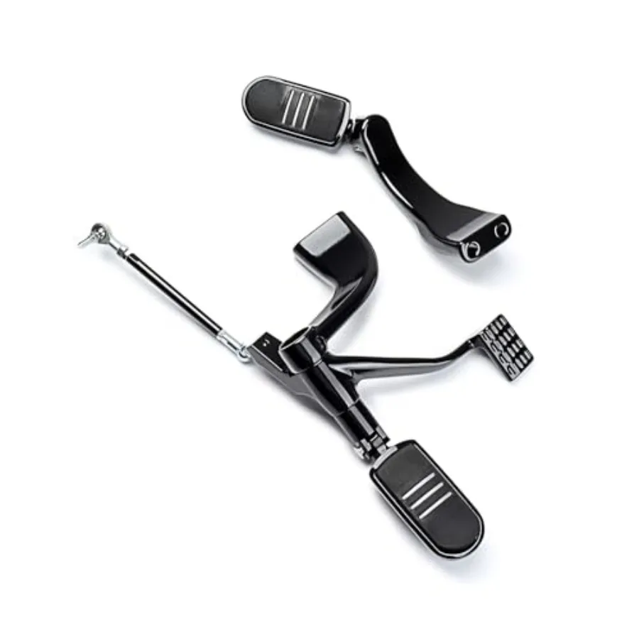 Kit di comandi centrali con pedane Leve Accessori di montaggio per collegamento compatibili per Harley Sportster Custom Roadster Lo 20042013