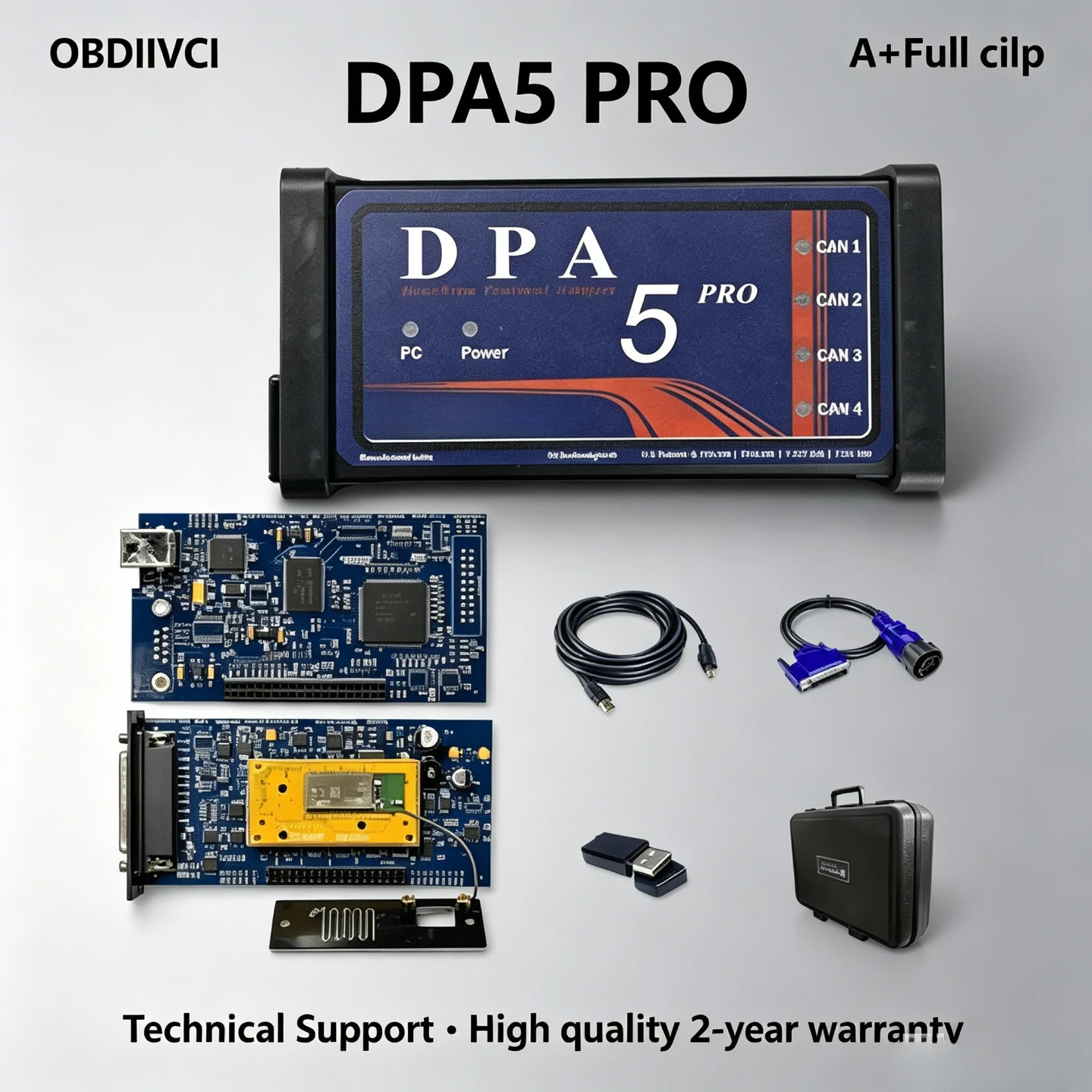 2025 Newest DPA5 Pro bluetooth V9.5 Dearborn Protocol Adapter Truck Diagnostic Professional Scanner Tool Full SET