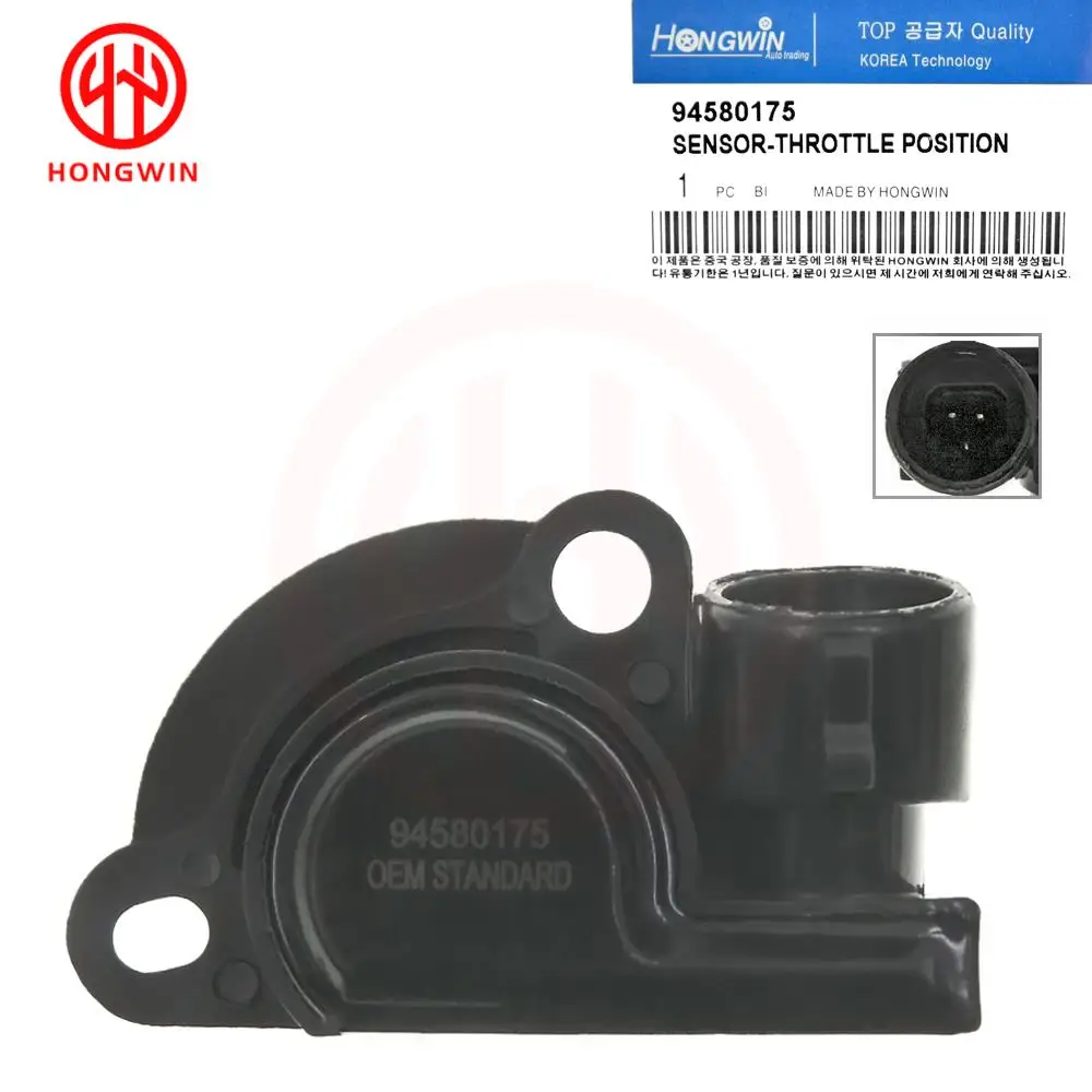 94580175   Czujnik TPS / czujnik położenia przepustnicy do Chevrolet Aveo 1.6L Daewoo Lanos 1.6L Nubira 2.0L Laganza 2.2L 1999-2005