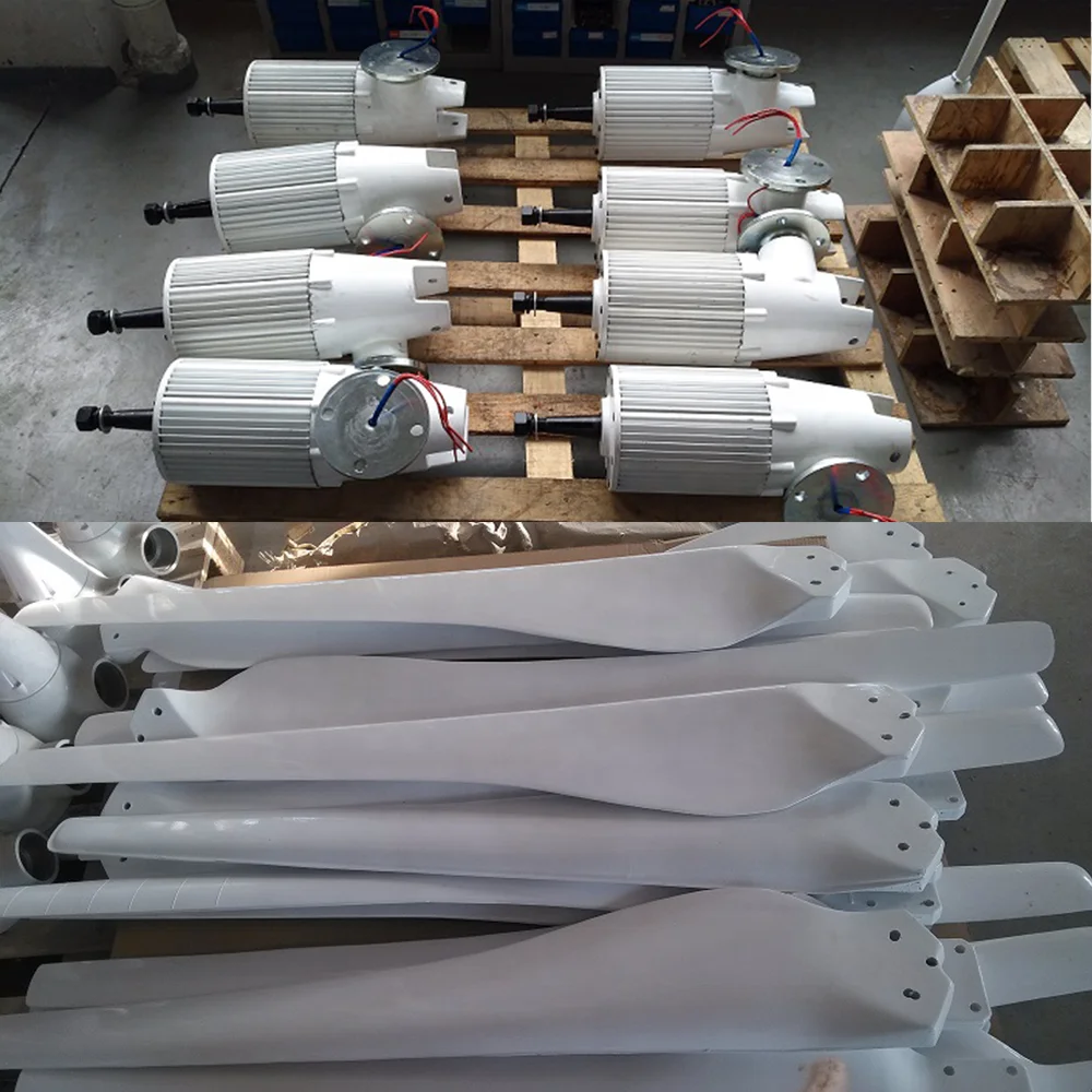 20KW High Power Horizontal Wind Turbine  48V 220V Offshore And Onshore Solutions Used For Household Farms With Low Power Consump