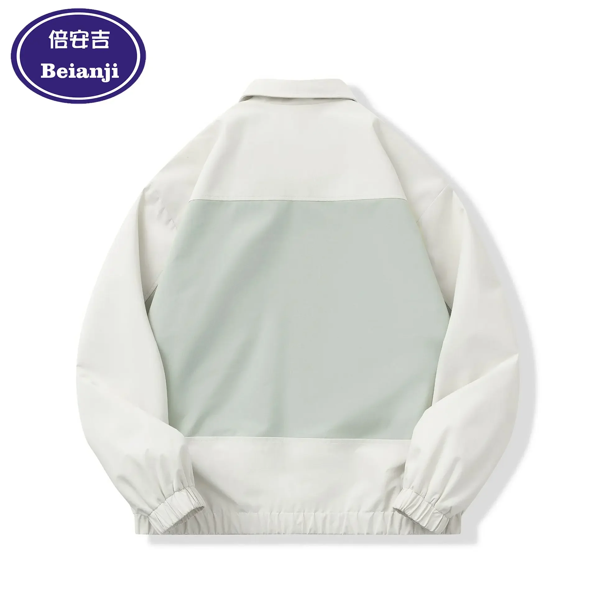 Workwear Jacket Men Spring 2025 Waterproof Jacket Climbing Loose Lapel Top Splicing Casual Multi Pocket Sports Coats Zipper Male