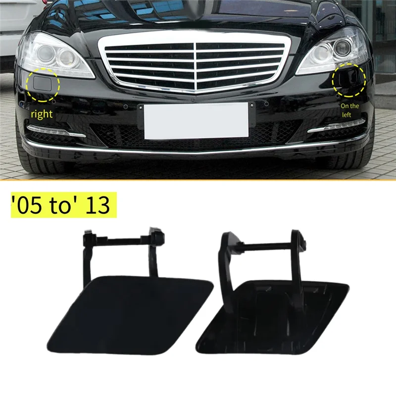 

Classy-1 Pair Front Bumper Headlight Spray Cover Front Bumper Washer Cover For Mercedes Benz S-Class W221 2218801305 2218801405