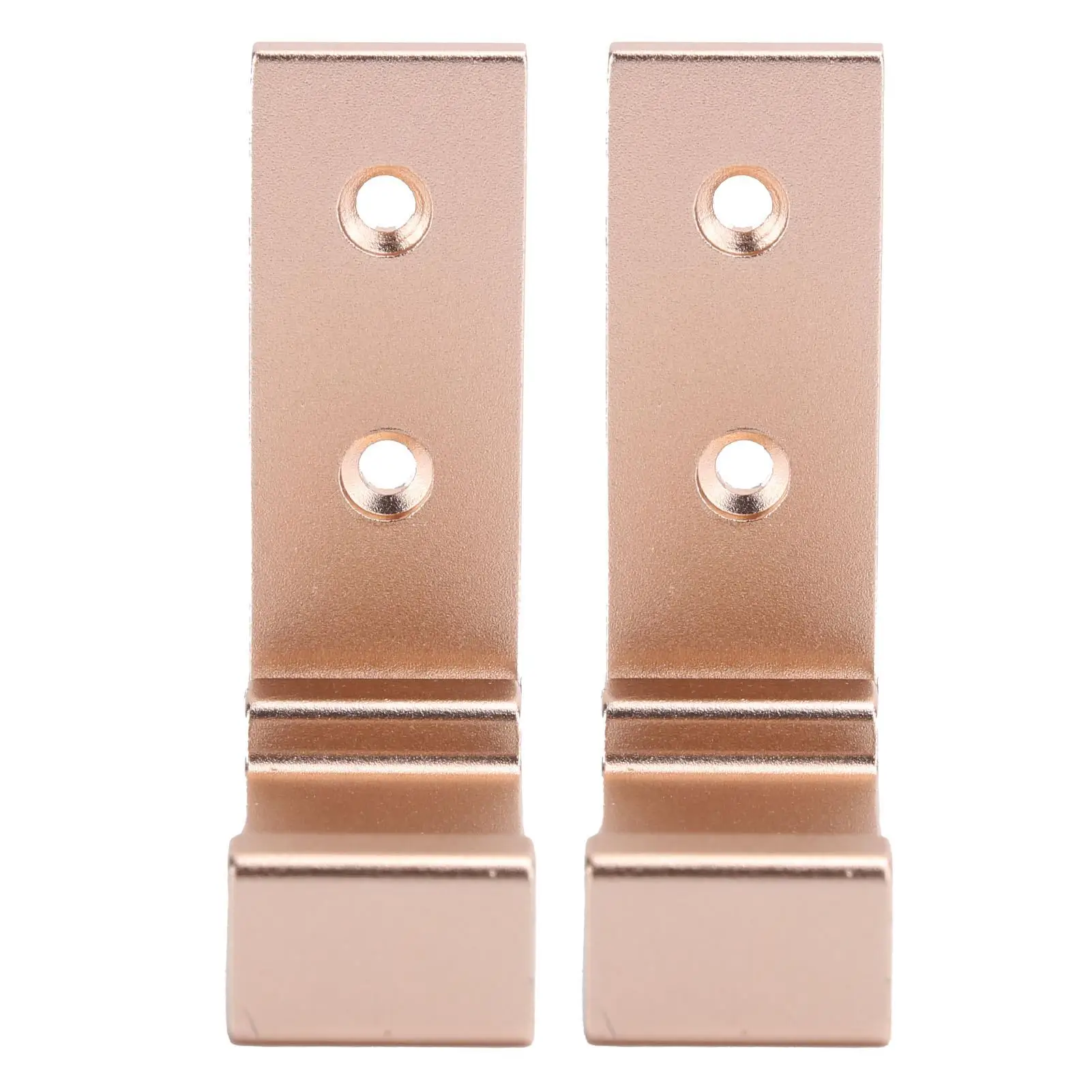 Aluminum Alloy Foldable Wall Mounted Coat Hook 2pcs Set - Wardrobe Clothes Hanger Hardware Kit