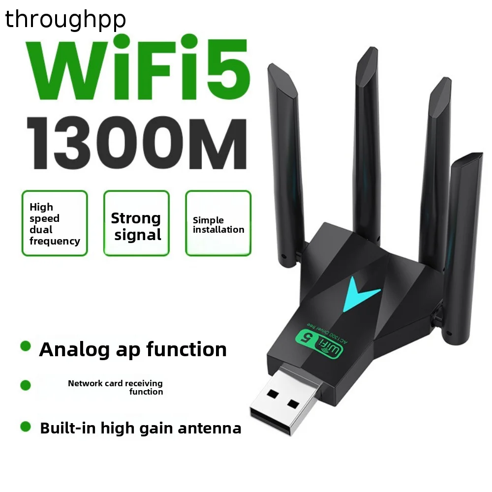 adaptador-usb-wifi-de-banda-dupla-com-4-antenas-receptor-com-interface-usb-dongle-wifi-de-1300mbps-driver-potente-gratuito
