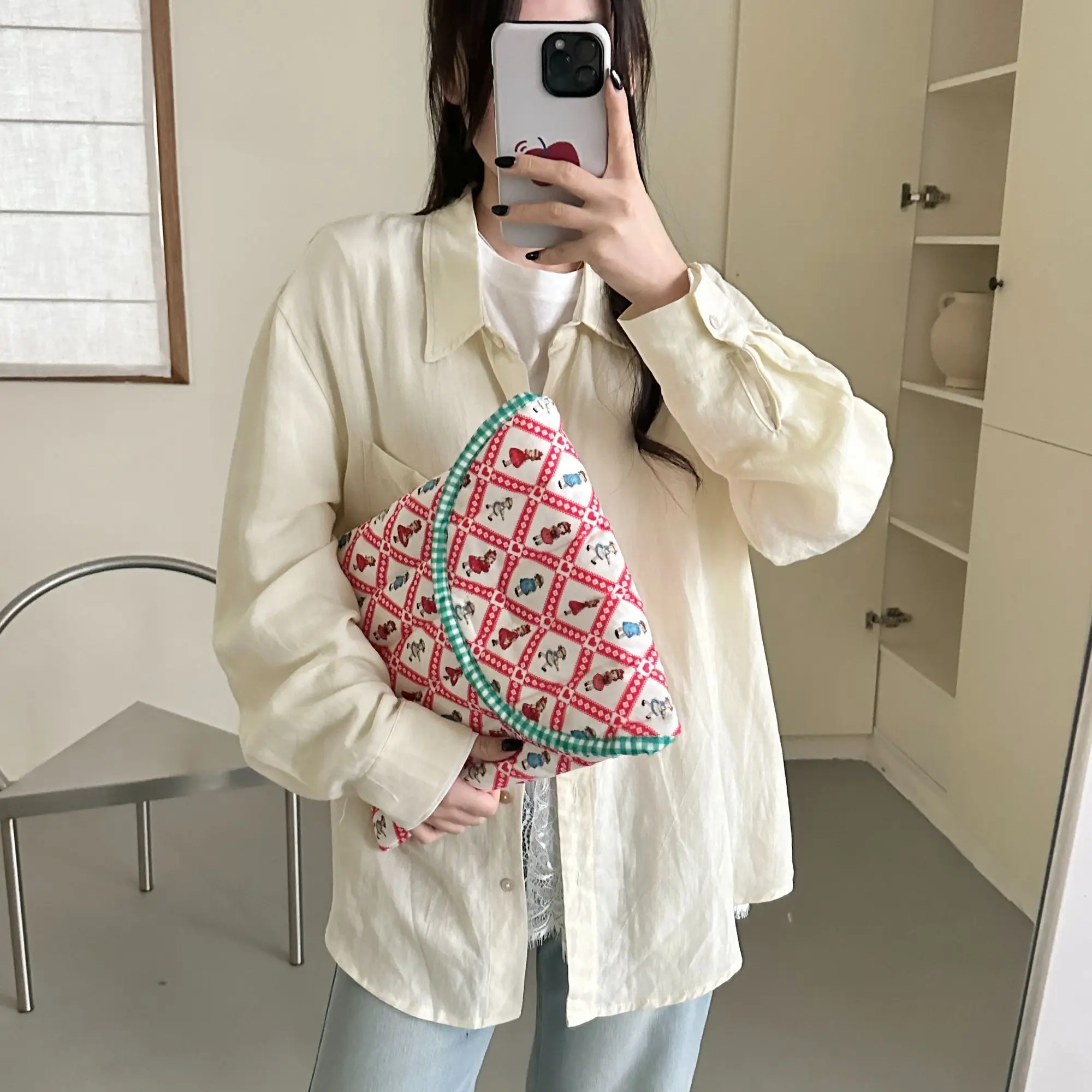 Ins لطيف الكرتون الماس مبطن حقيبة كمبيوتر محمول دفتر كم ماك بوك اير برو 13 14 15.6 بوصة للصدمات خفيفة الوزن حقيبة لابتوب #4