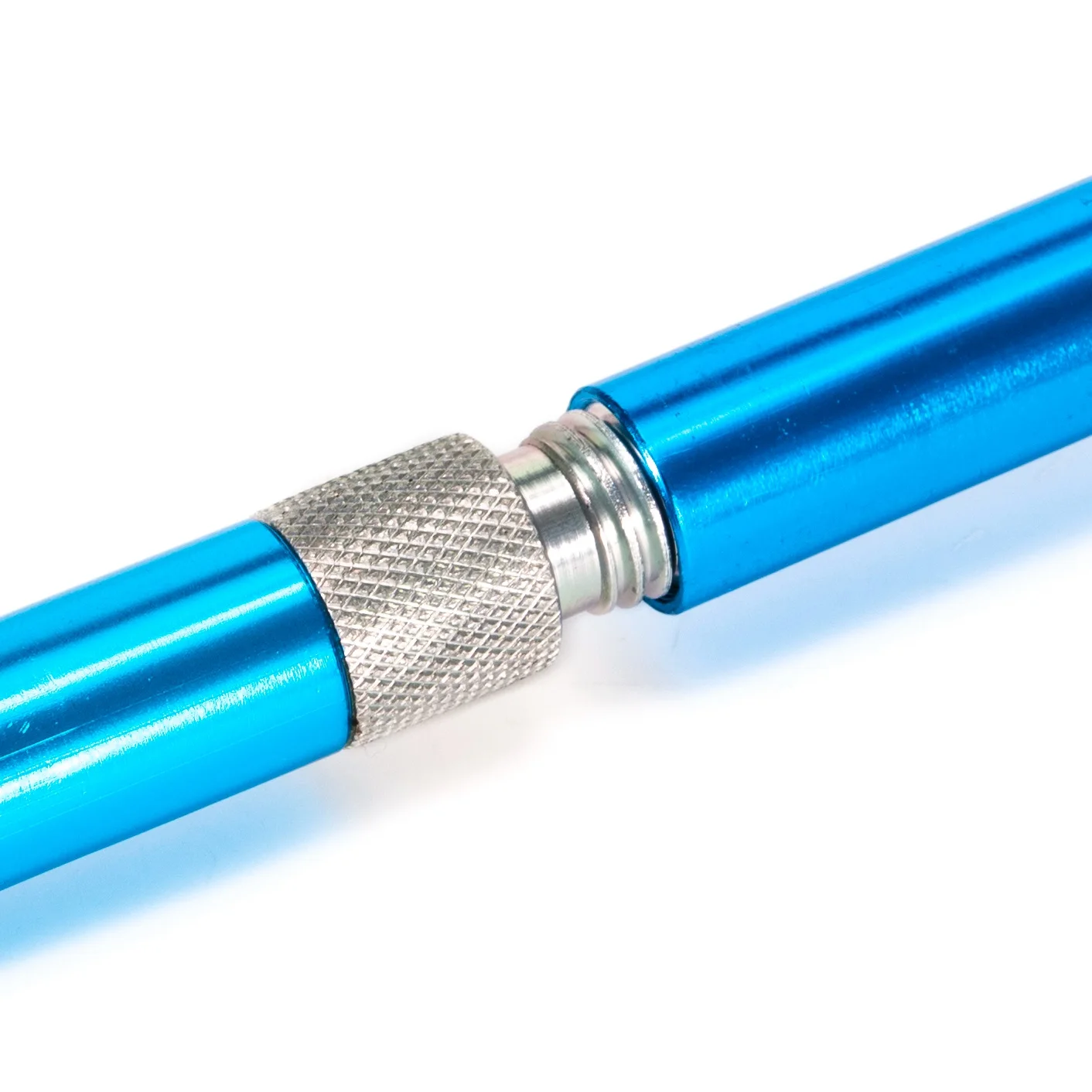 SMIEA الأزرق سبائك الألومنيوم القطب الرمح انفصال ثلاثة أقسام القابلة للإزالة الحربة الفولاذ المقاوم للصدأ الشائكة قضيب الصلب شوكة كليب